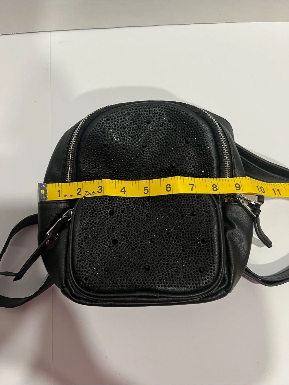 Madden NYC Black Sequin Accent Mini Backpack - Women